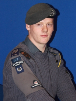 Staff Cadet Warrant Officer John Riddell